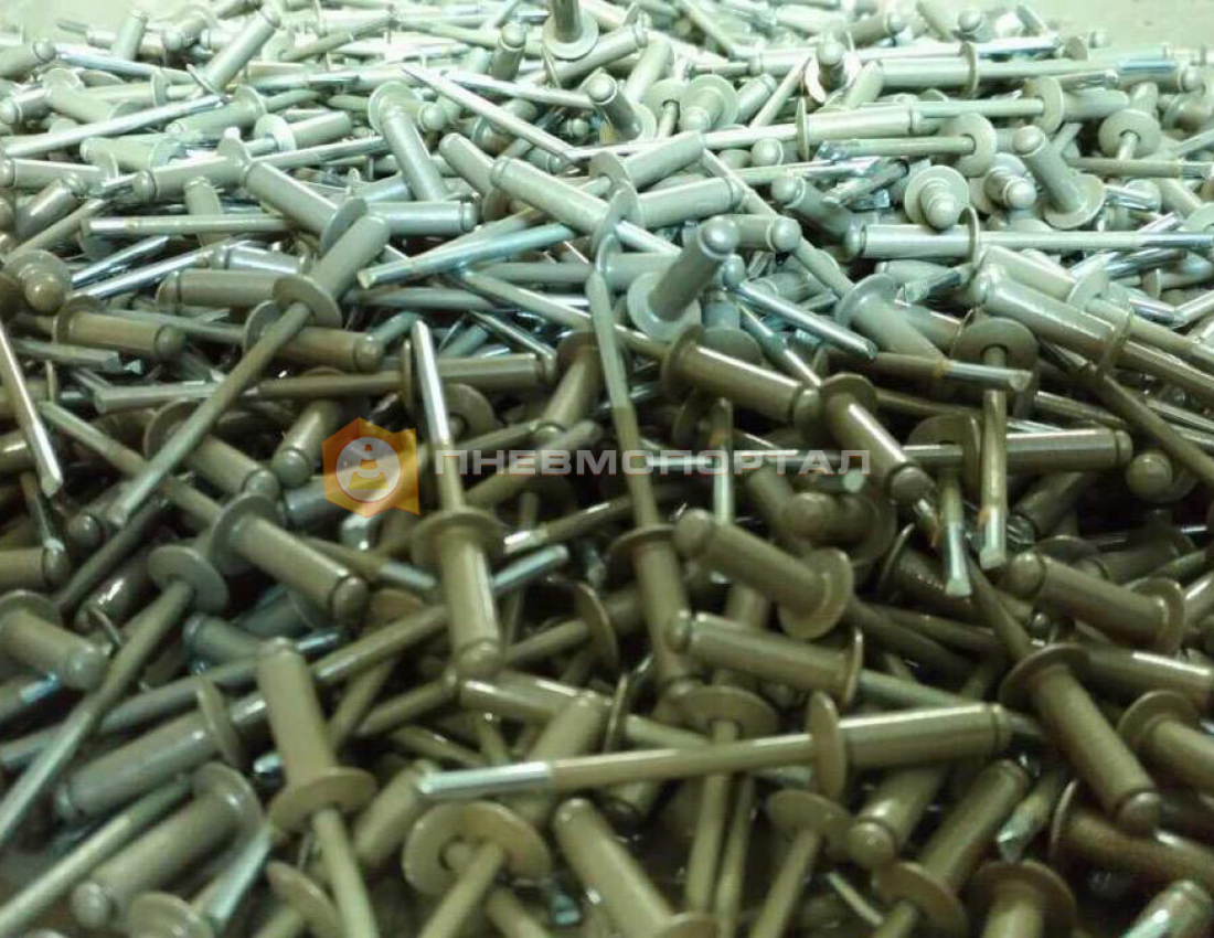 Покрасили заклепки в большом объеме Покрасили заклепки в большом объеме