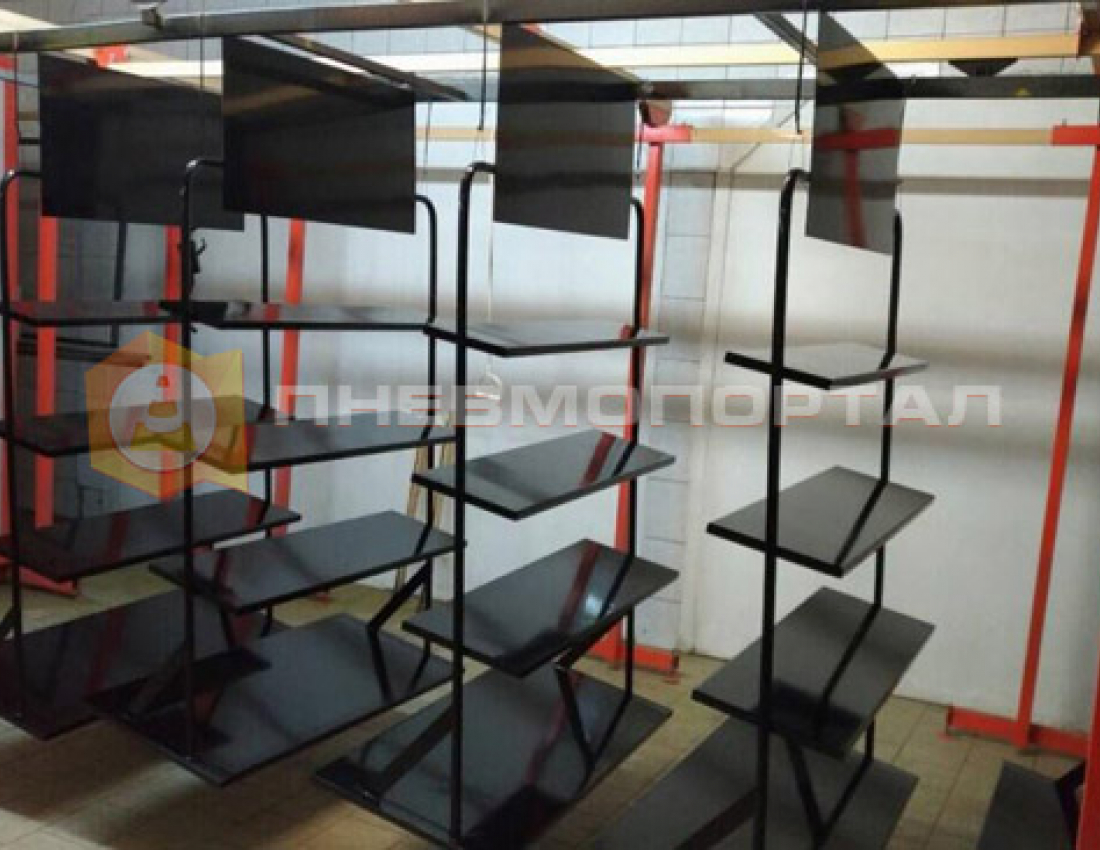 Покрасили торговое оборудование Покрасили торговое оборудование