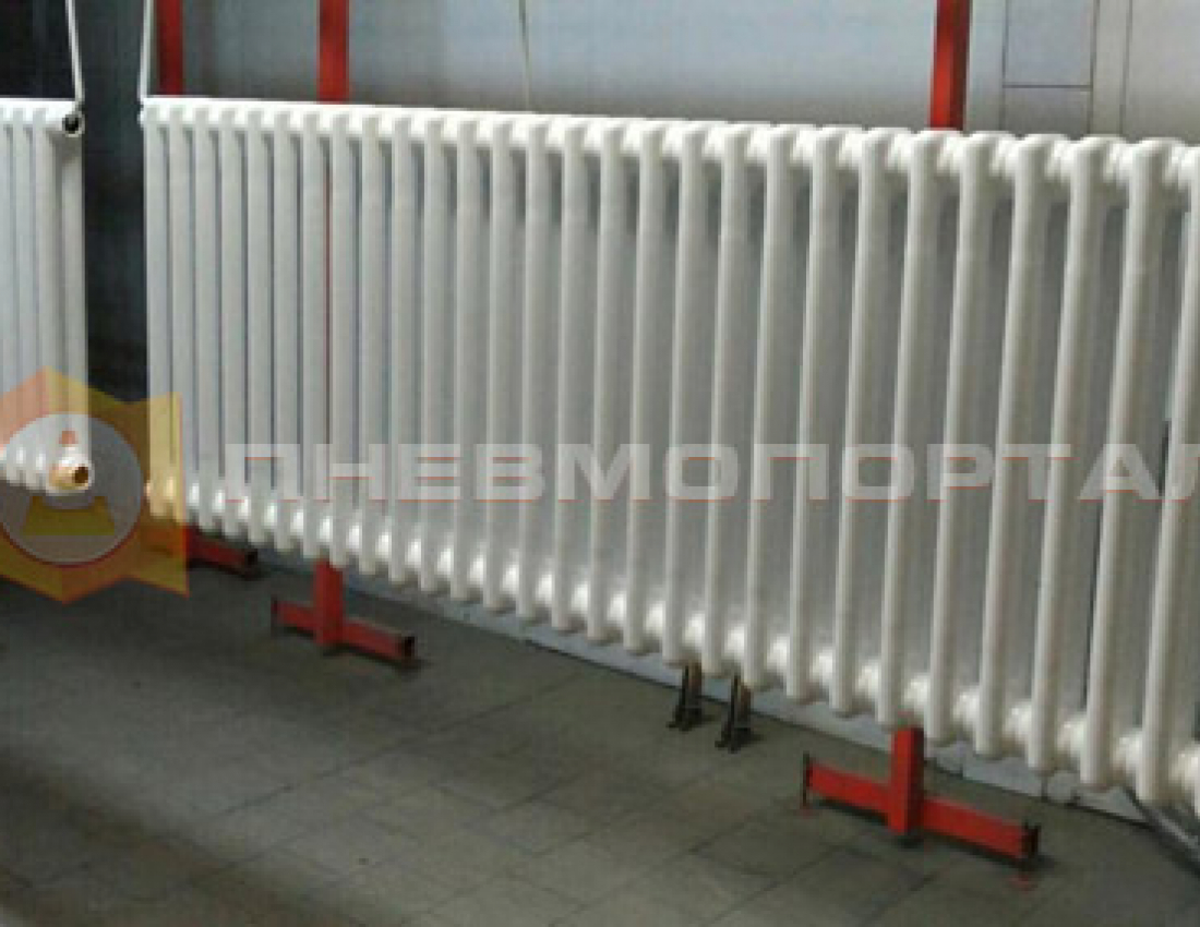 Произвели покраску радиатора отопления Произвели покраску радиатора отопления