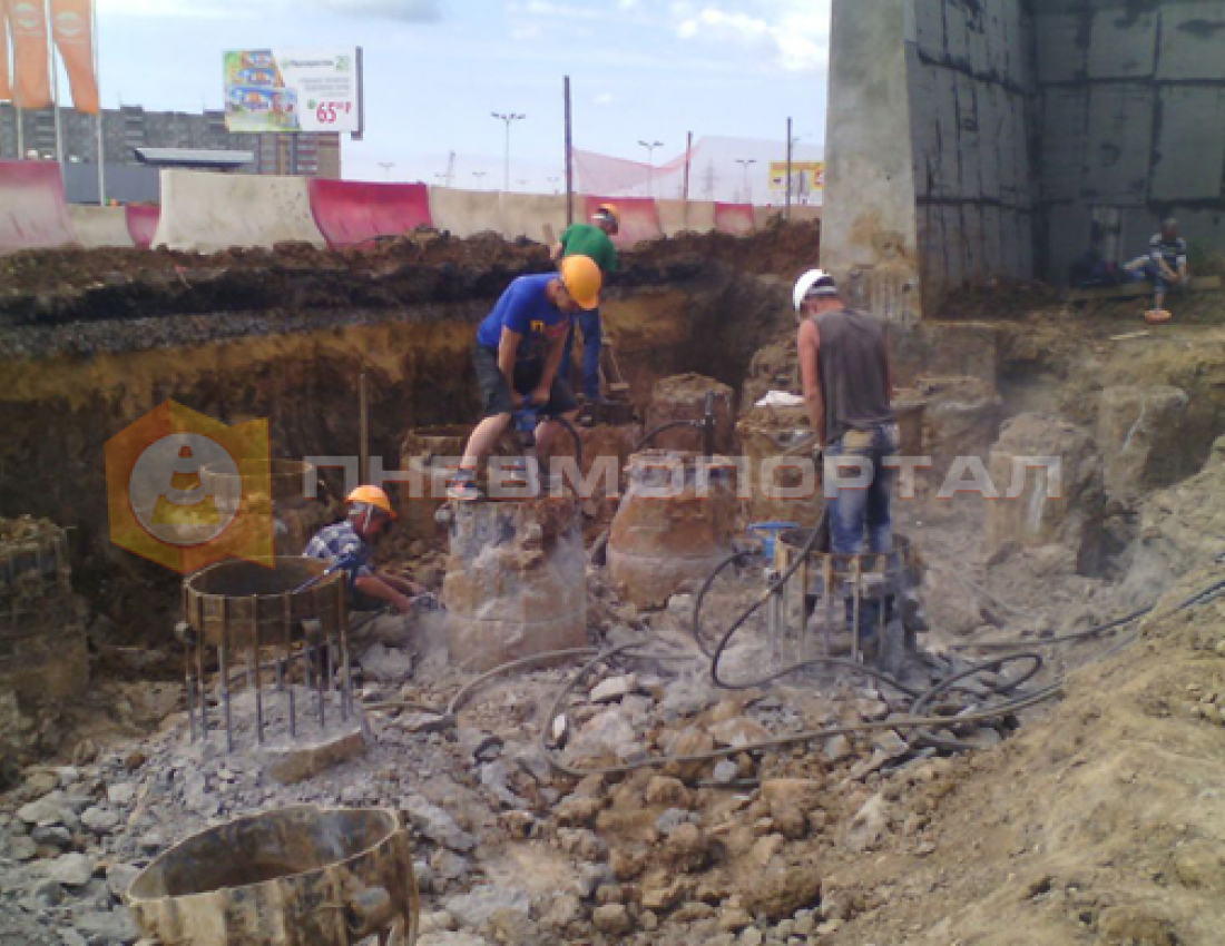 Произвели распушовку свай в городе Подольск Произвели распушовку свай в городе Подольск