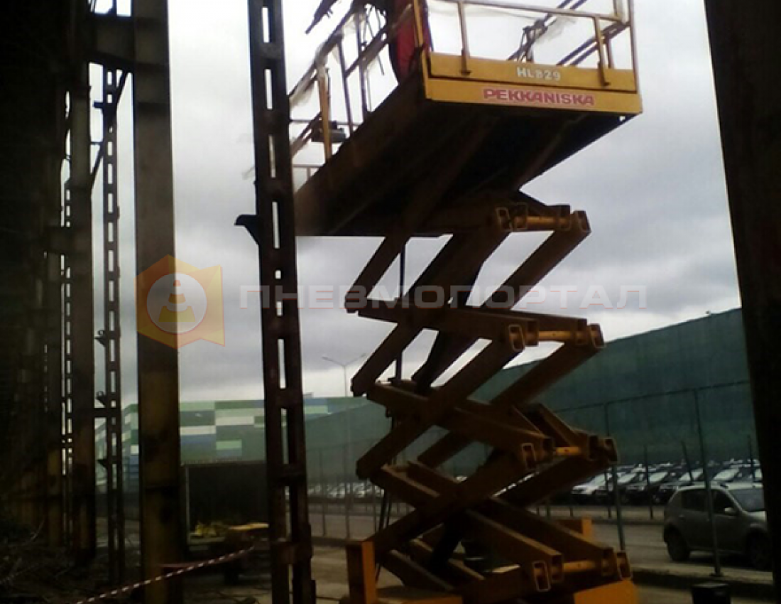 Очистили крупногабаритные конструкции промышленного назначения Очистили крупногабаритные конструкции промышленного назначения