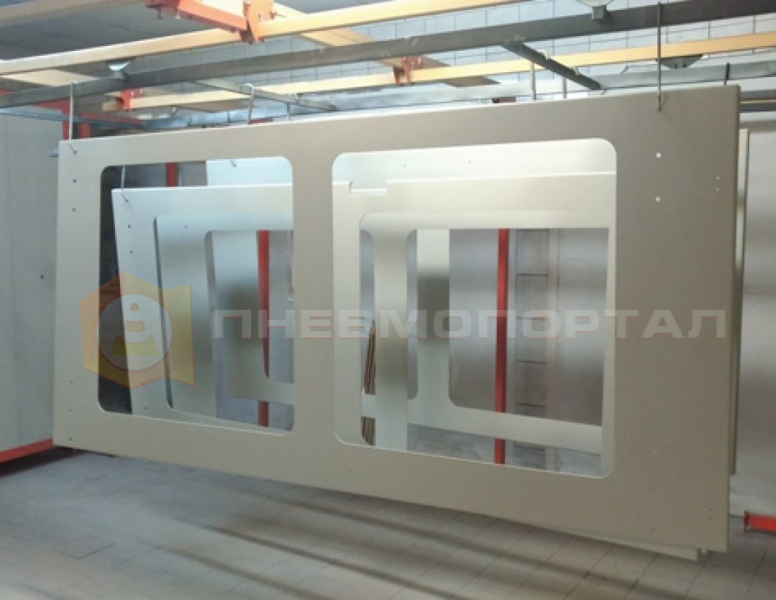 Покраска антистатической краской деталей станка для НПП "РАДИНТЕХ" из г. Электросталь Покраска антистатической краской деталей станка для НПП "РАДИНТЕХ" из г. Электросталь