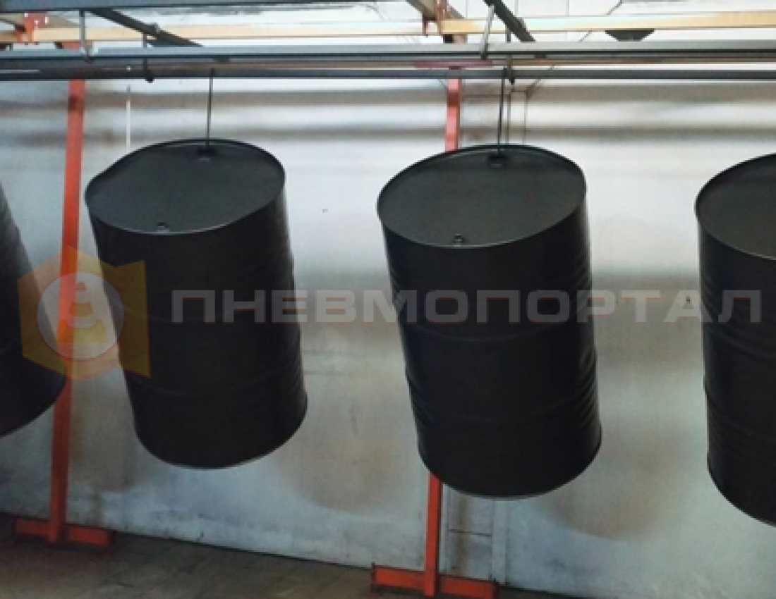 Порошковая покраска бочек из тонкостенного металла Порошковая покраска бочек из тонкостенного металла