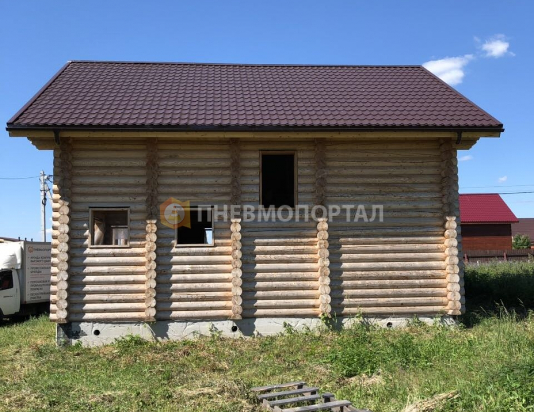 Пескоструйная обработка деревянного дома с выездом в Воскресенский район, д. Барановское Пескоструйная обработка деревянного дома с выездом в Воскресенский район, д. Барановское