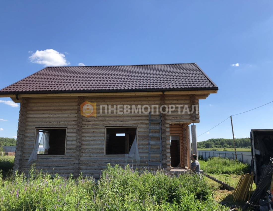 Пескоструйная обработка деревянного дома с выездом в Воскресенский район, д. Барановское Пескоструйная обработка деревянного дома с выездом в Воскресенский район, д. Барановское