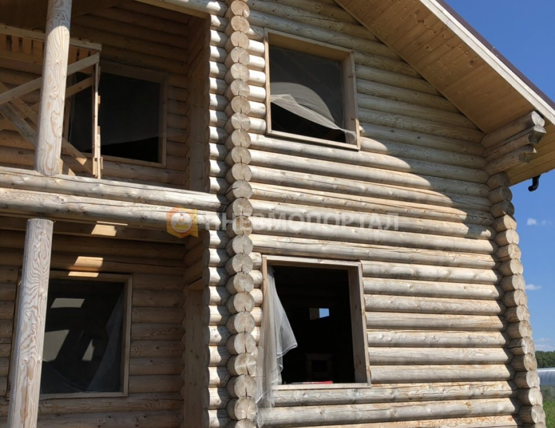 Пескоструйная обработка деревянного дома с выездом в Воскресенский район, д. Барановское Пескоструйная обработка деревянного дома с выездом в Воскресенский район, д. Барановское