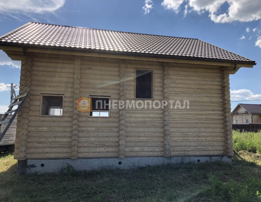 Пескоструйная обработка деревянного дома с выездом в Воскресенский район, д. Барановское Пескоструйная обработка деревянного дома с выездом в Воскресенский район, д. Барановское