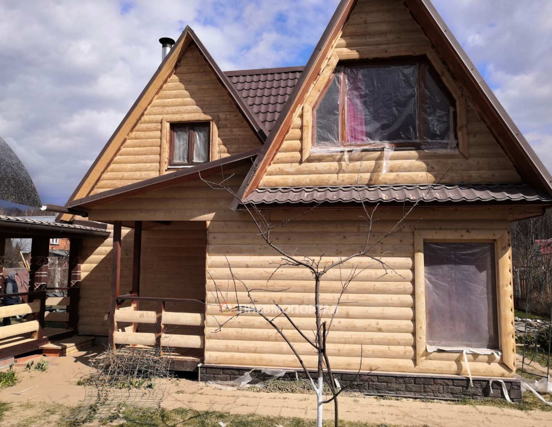 Пескоструйная обработка дома от краски Чеховский район, д. Власово Пескоструйная обработка дома от краски Чеховский район, д. Власово