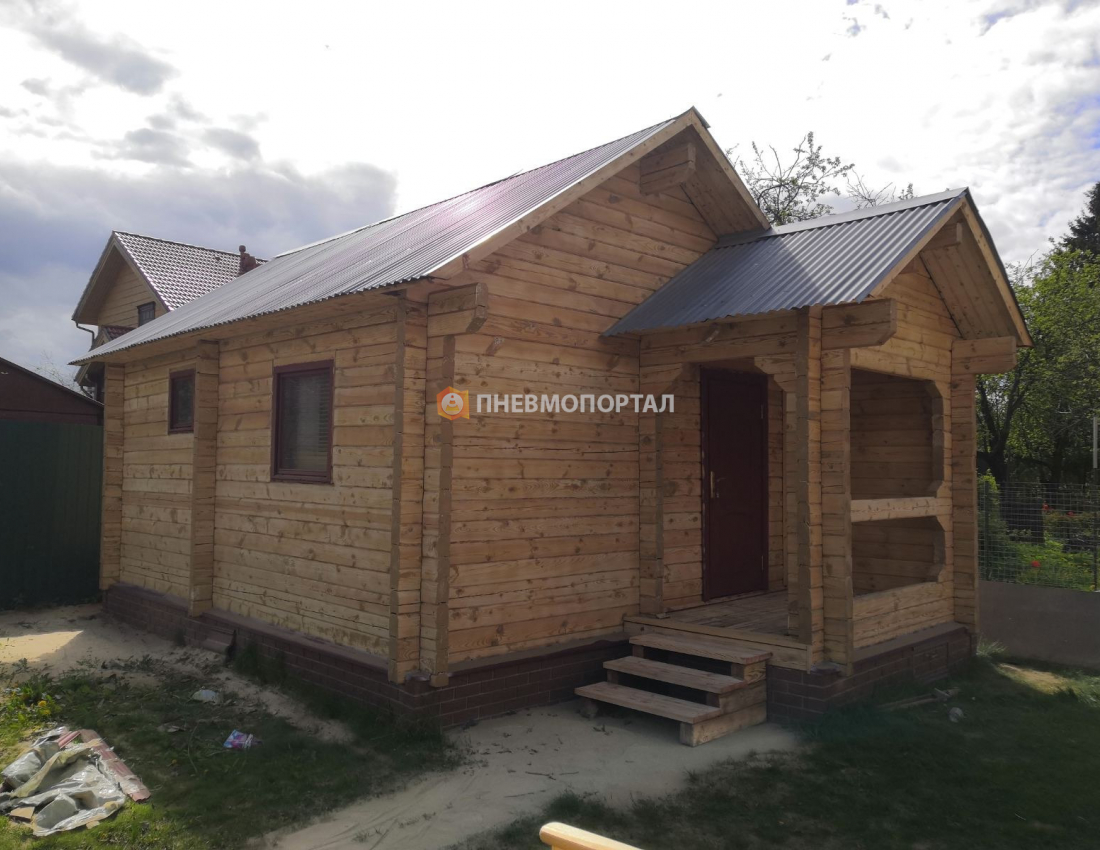 Пескоструйная очистка бани от старой краски Мытищинский район, СНТ Пирогово Пескоструйная очистка бани от старой краски Мытищинский район, СНТ Пирогово