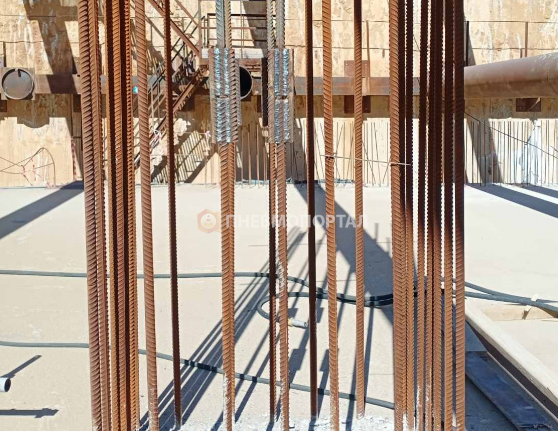 Зачистка арматуры перед бетонированием с выездом на станцию метро Коммунарка Зачистка арматуры перед бетонированием с выездом на станцию метро Коммунарка