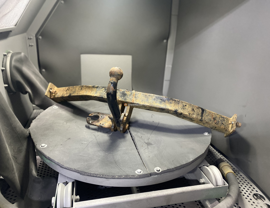 Пескоструйная обработка фаркопа для Хендай Старекс Пескоструйная обработка фаркопа для Хендай Старекс