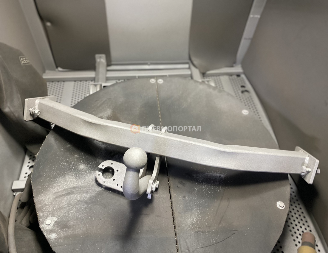 Пескоструйная обработка фаркопа для Хендай Старекс Пескоструйная обработка фаркопа для Хендай Старекс