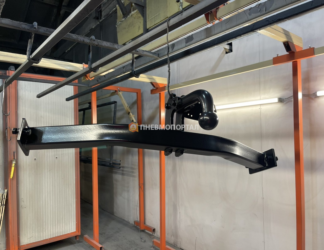 Порошковая покраска фаркопа на Хендай Старекс H1 Порошковая покраска фаркопа на Хендай Старекс H1