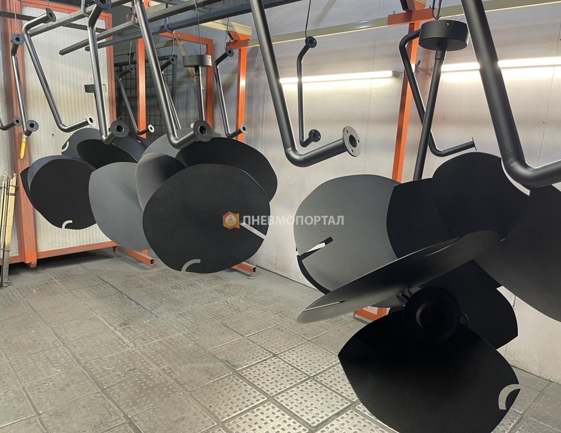 Порошковая покраска люстры в чёрный матовый Порошковая покраска люстры в чёрный матовый