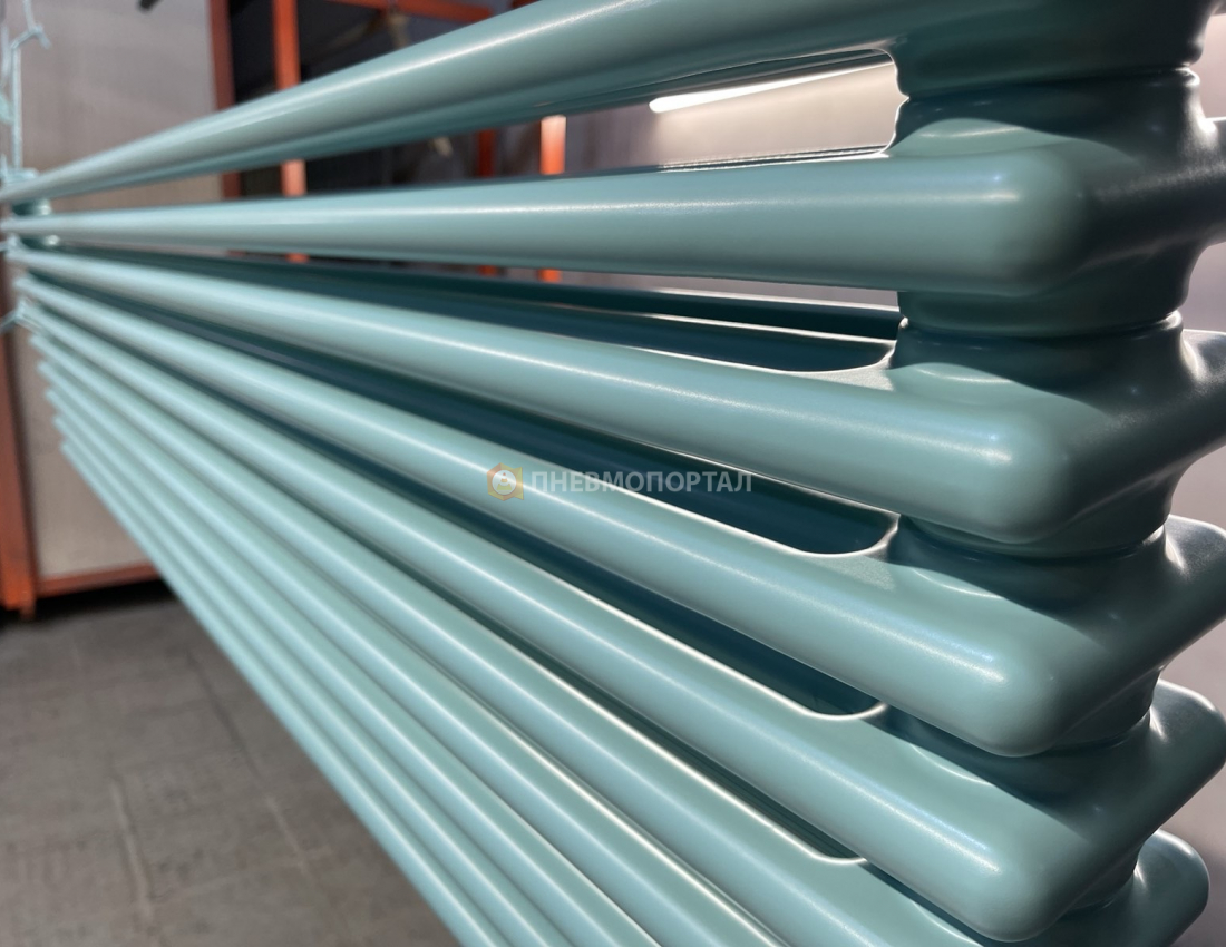 Покраска радиатора отопления в ral 5018 Покраска радиатора отопления в ral 5018