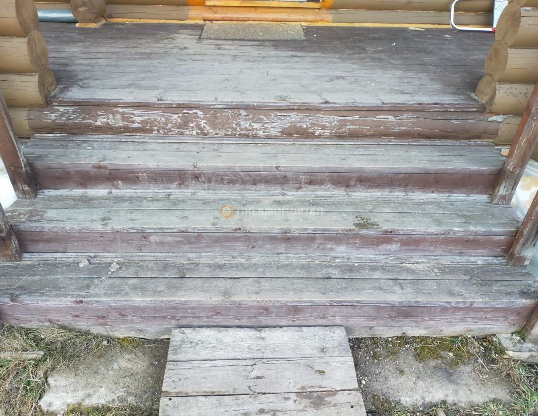 Пескоструйная обработка деревянного дома во Владимирской области, Александровский район, п. Маренкино Пескоструйная обработка деревянного дома во Владимирской области, Александровский район, п. Маренкино