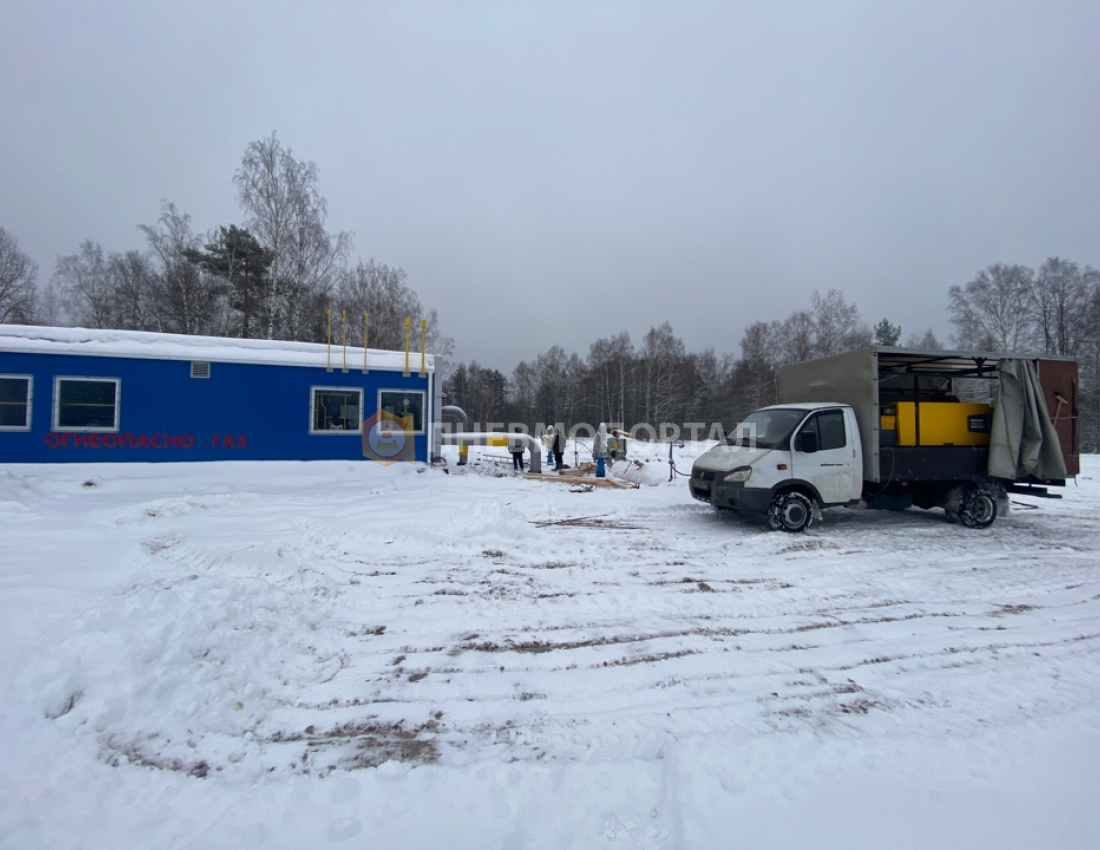 Аренда дизельного компрессора 15 атм для проверки ГРС перед вводом в  эксплуатацию | Пневмопортал