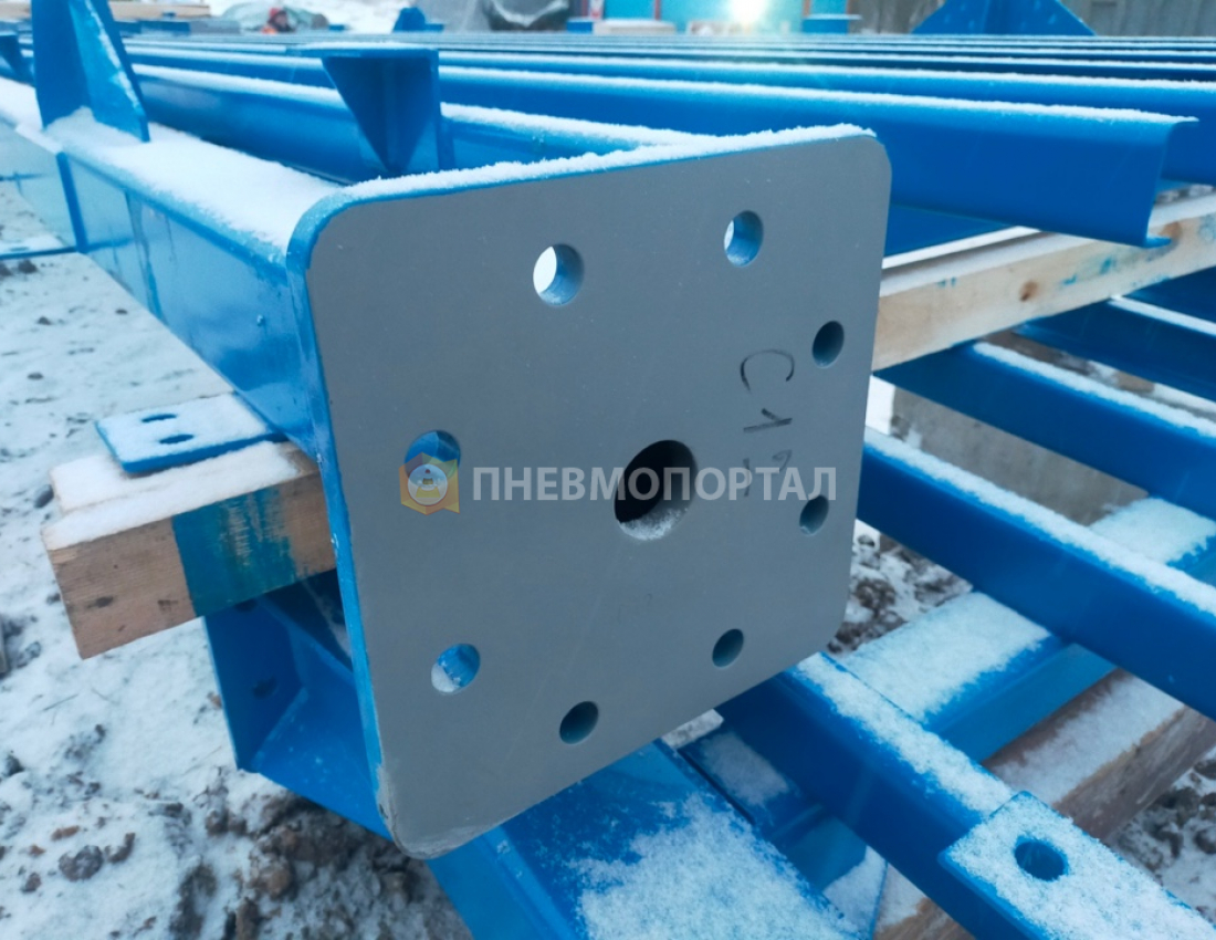 Пескоструйная обработка соединений металлокаркаса Пескоструйная обработка соединений металлокаркаса