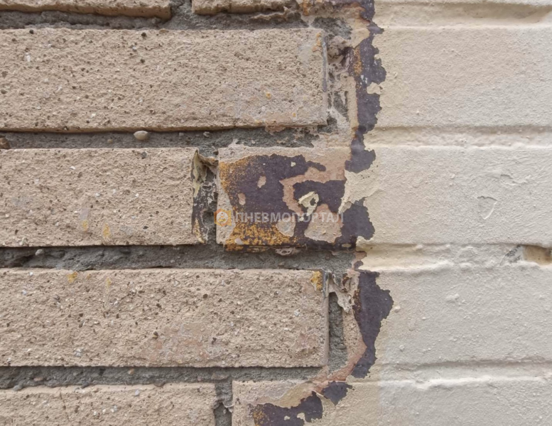 Пескоструйная обработка фасада здания от краски в Москве Пескоструйная обработка фасада здания от краски в Москве