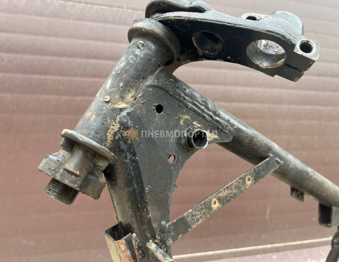 Пескоструйная обработка рамы мотоцикла ИЖ Планета 5 Пескоструйная обработка рамы мотоцикла ИЖ Планета 5