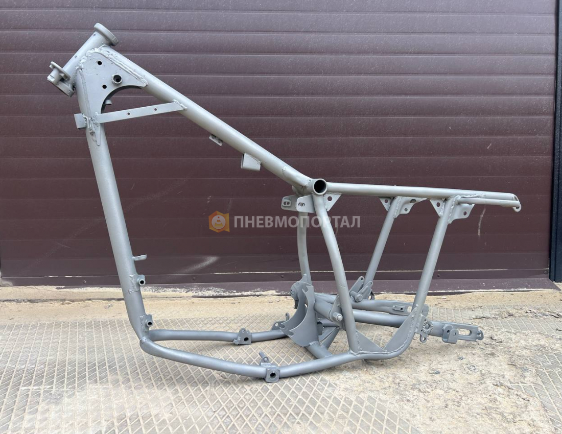 Пескоструйная обработка рамы мотоцикла ИЖ Планета 5 Пескоструйная обработка рамы мотоцикла ИЖ Планета 5