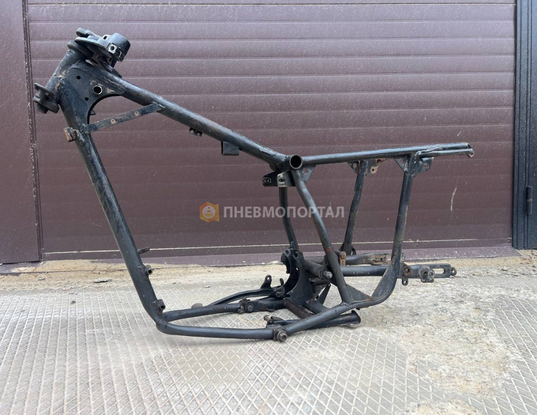 Пескоструйная обработка рамы мотоцикла ИЖ Планета 5 Пескоструйная обработка рамы мотоцикла ИЖ Планета 5