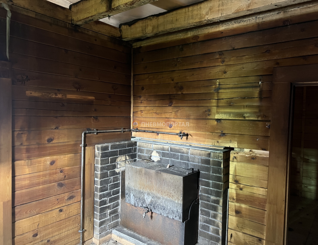 Пескоструйная обработка сруба после пожара Пескоструйная обработка сруба после пожара