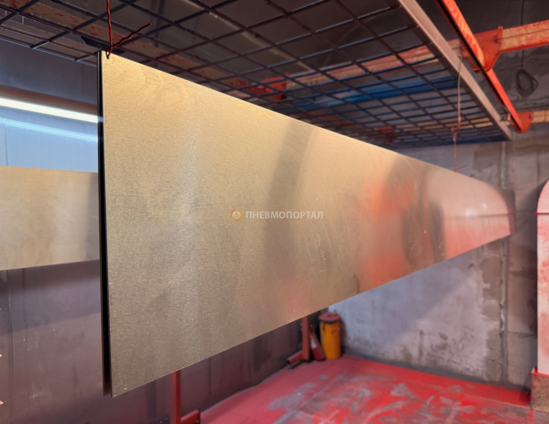 Порошковая покраска металлических листов с одной стороны Ral 3020 Порошковая покраска металлических листов с одной стороны Ral 3020