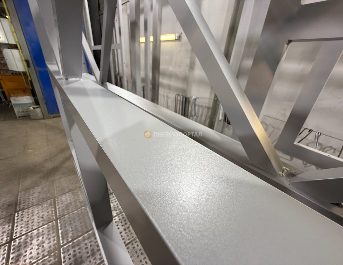 Порошковая покраска декоративных конструкций Ral 9006 Порошковая покраска декоративных конструкций Ral 9006