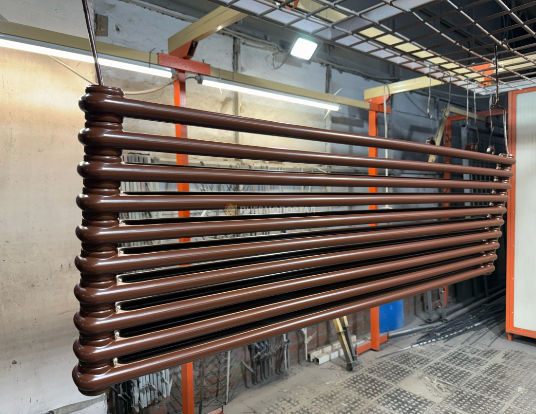 Порошковая покраска радиаторов Ral 8016 и Ral 7047 Порошковая покраска радиаторов Ral 8016 и Ral 7047