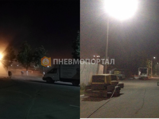 Пескоструйная обработка бордюрного камня в Некрасовке