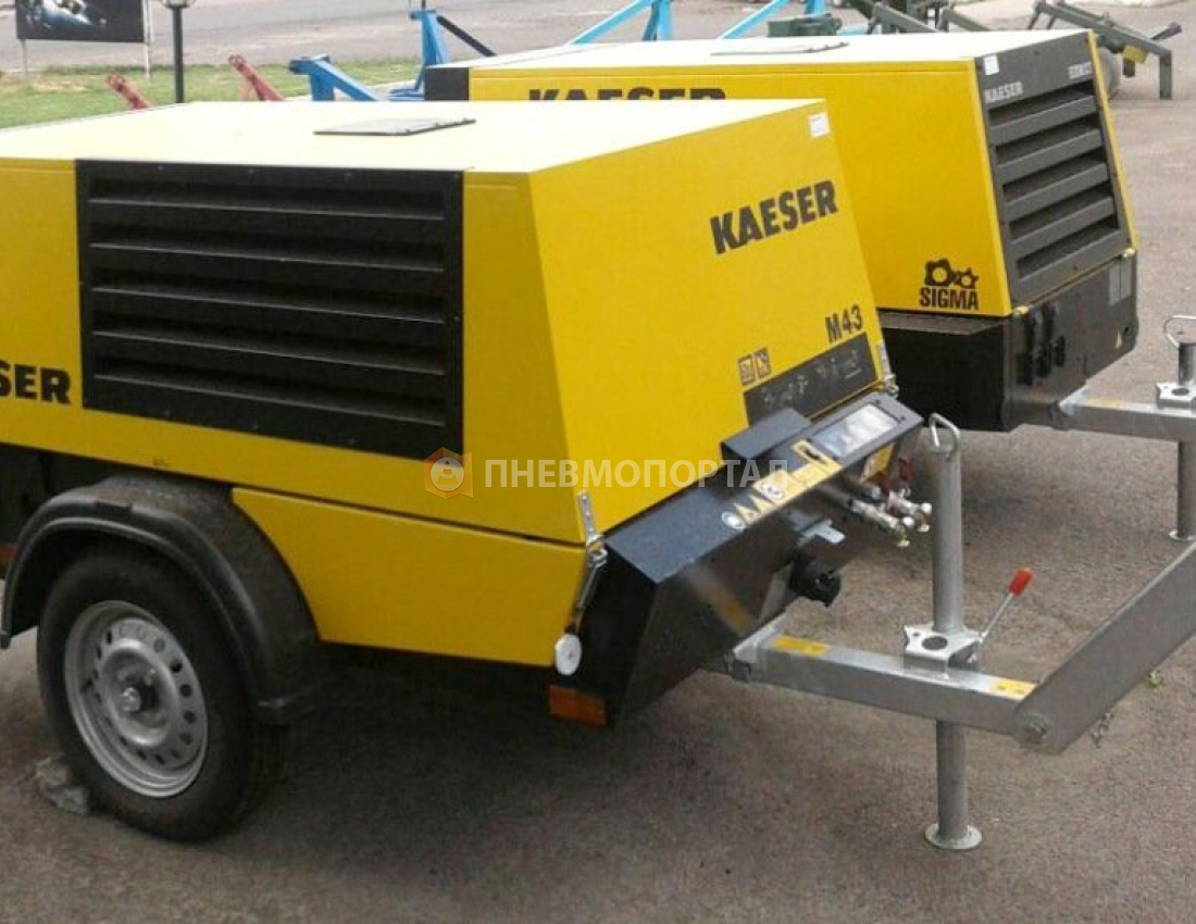 Аренда компрессора Kaeser M43 для демонтажа столбов освещения