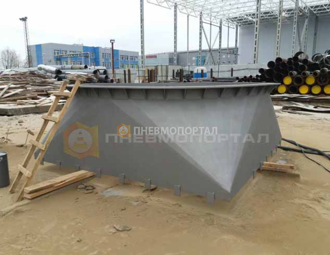 &quot;Пневмопортал&quot; выполнил очистку перехода дымохода для котельной в г. Долгопрудный