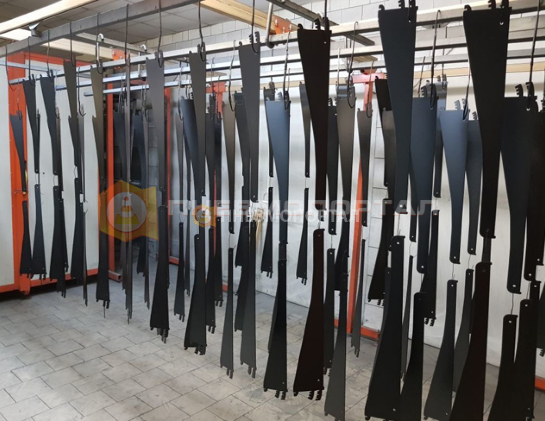 Порошковая покраска кронштейнов для холодильного оборудования