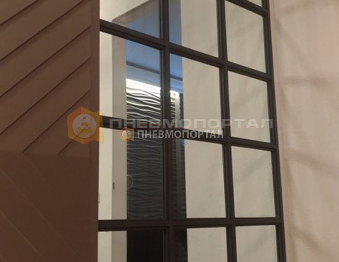 Порошковая покраска межкомнатных перегородок из металла