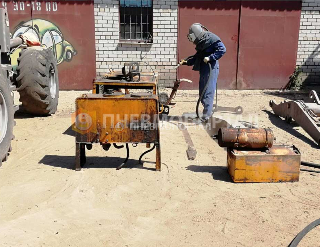 Пескоструйная обработка спецтехники с выездом в Жуковский