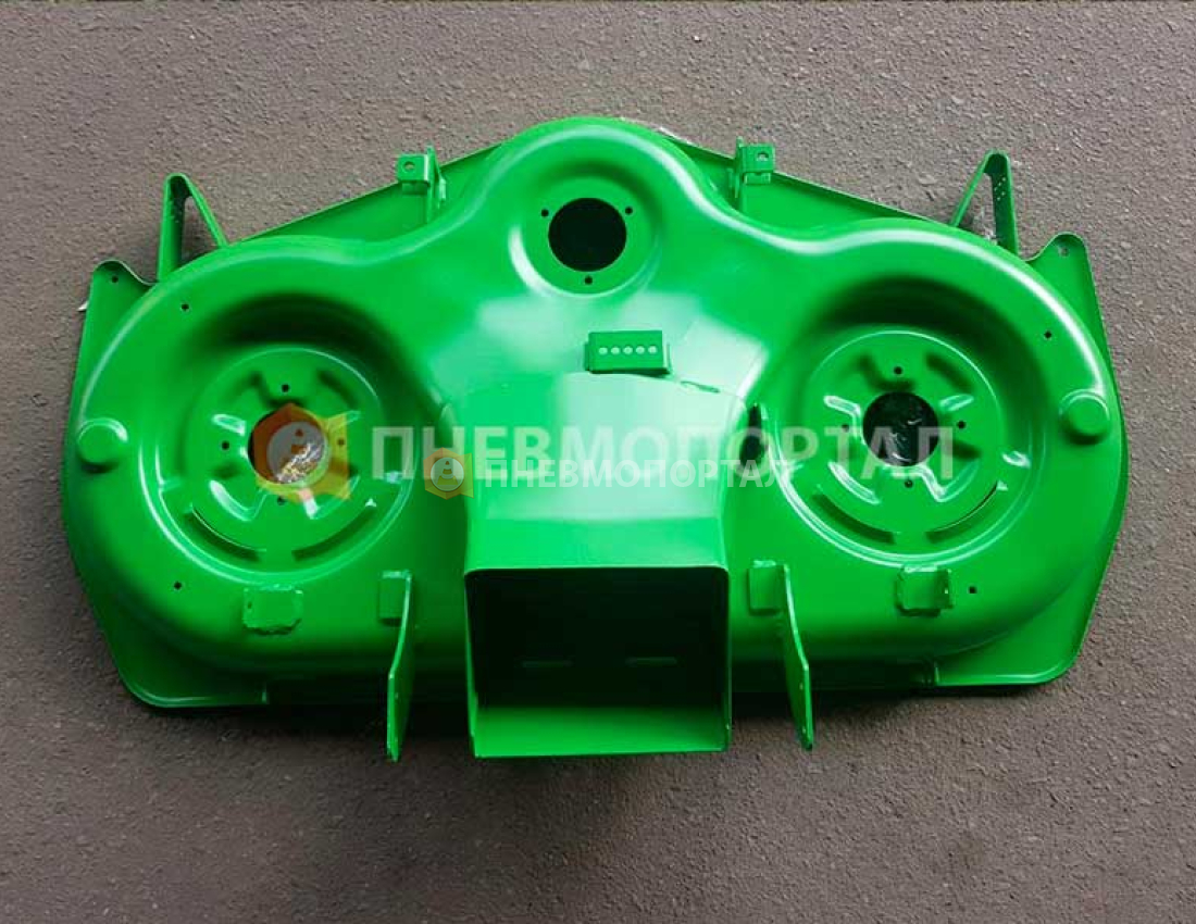 Пескоструйная обработка и порошковая покраска детали защиты газонокосилки