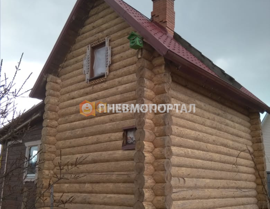 Шлифовка сруба с помощью пескоструйной очистки в Новой Москве, д. Руднево