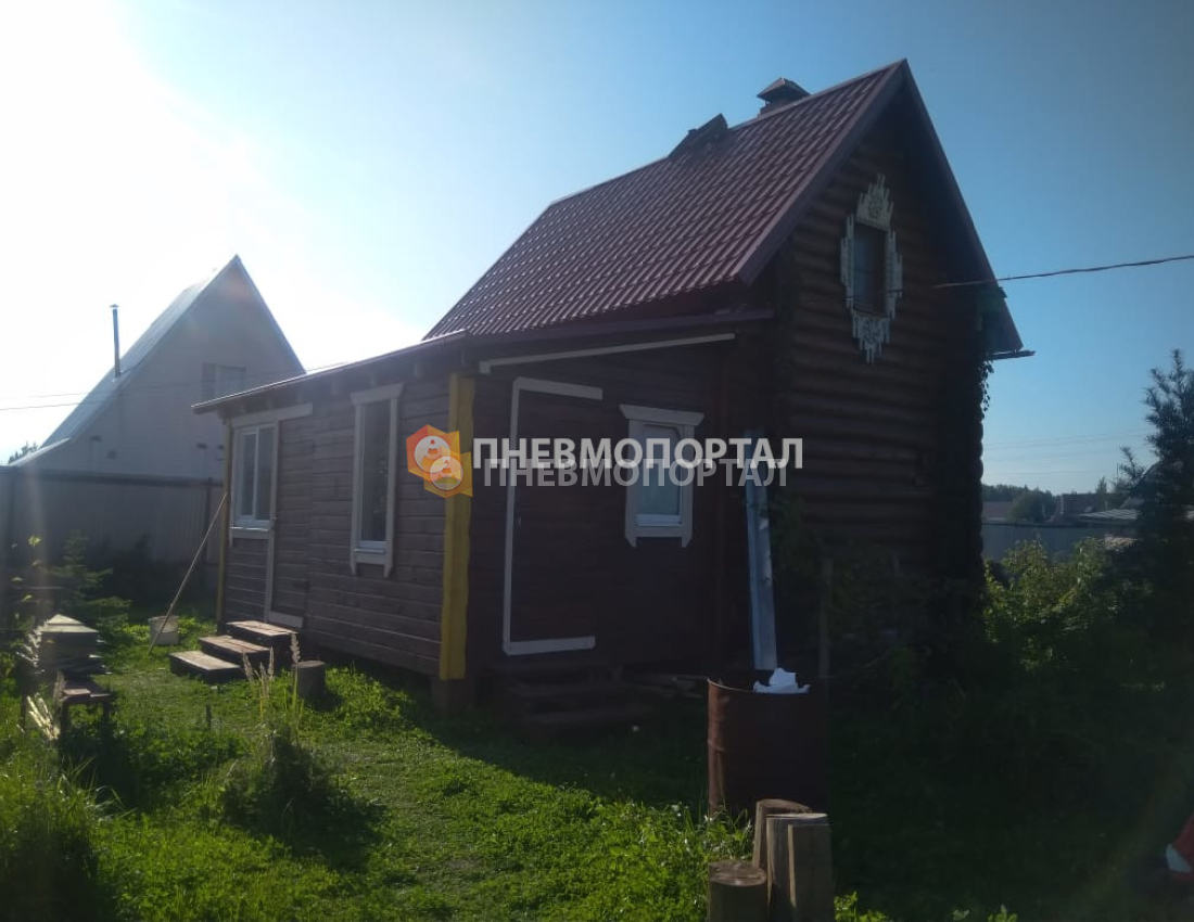 Шлифовка сруба с помощью пескоструйной очистки в Новой Москве, д. Руднево