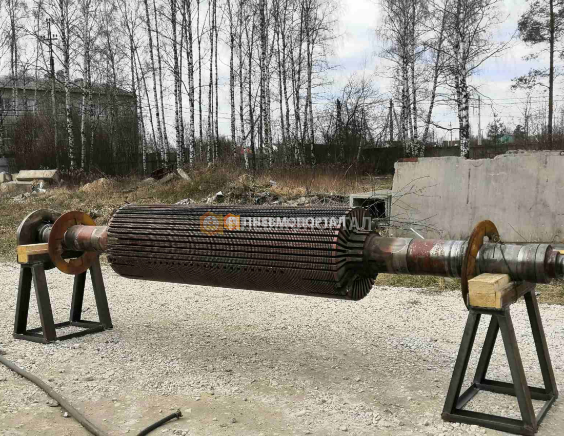 Пескоструйная обработка ротора генератора в г. Киржач