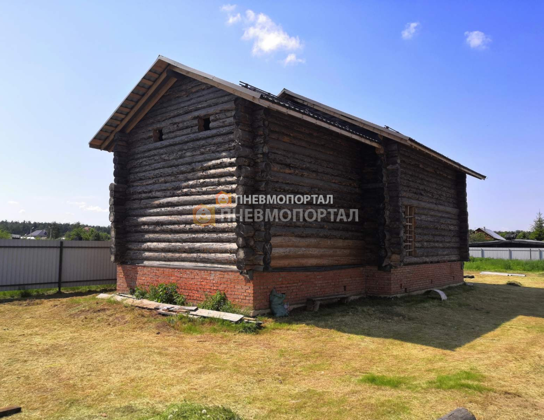Пескоструйная шлифовка дома в Орехово-Зуевском районе, д. Федорово