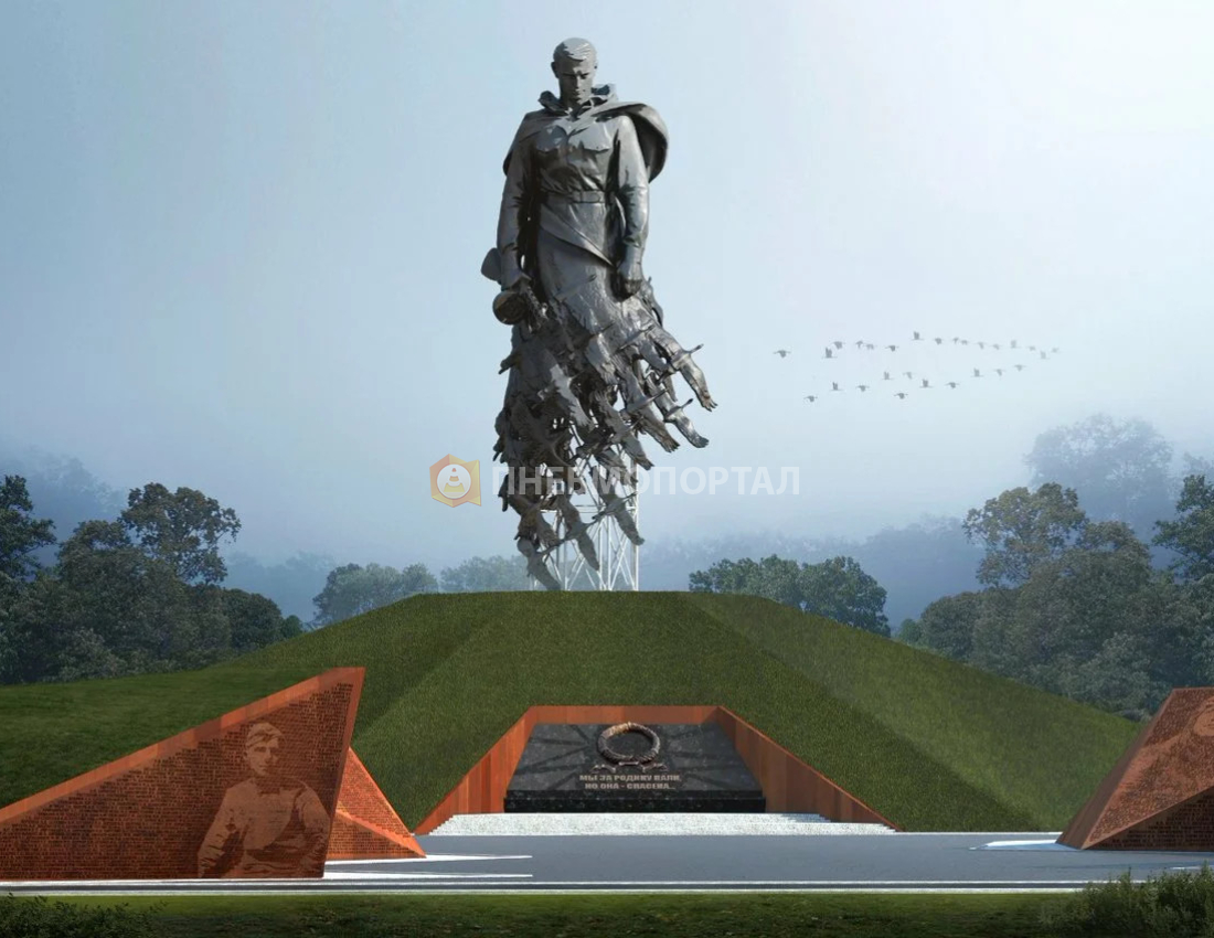 Пескоструйная обработка памятника в городе Ржев