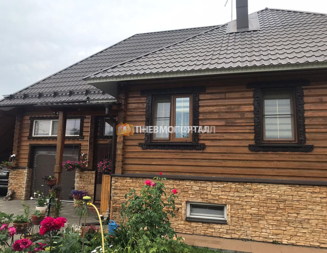 Снятие старого покрытия с бруса с помощью пескоструйного аппарата в Ногинском районе, д. Обухово