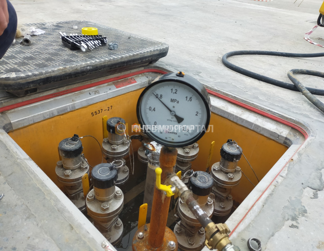 Аренда компрессора для опрессовки топливопровода в аэропорту Домодедово