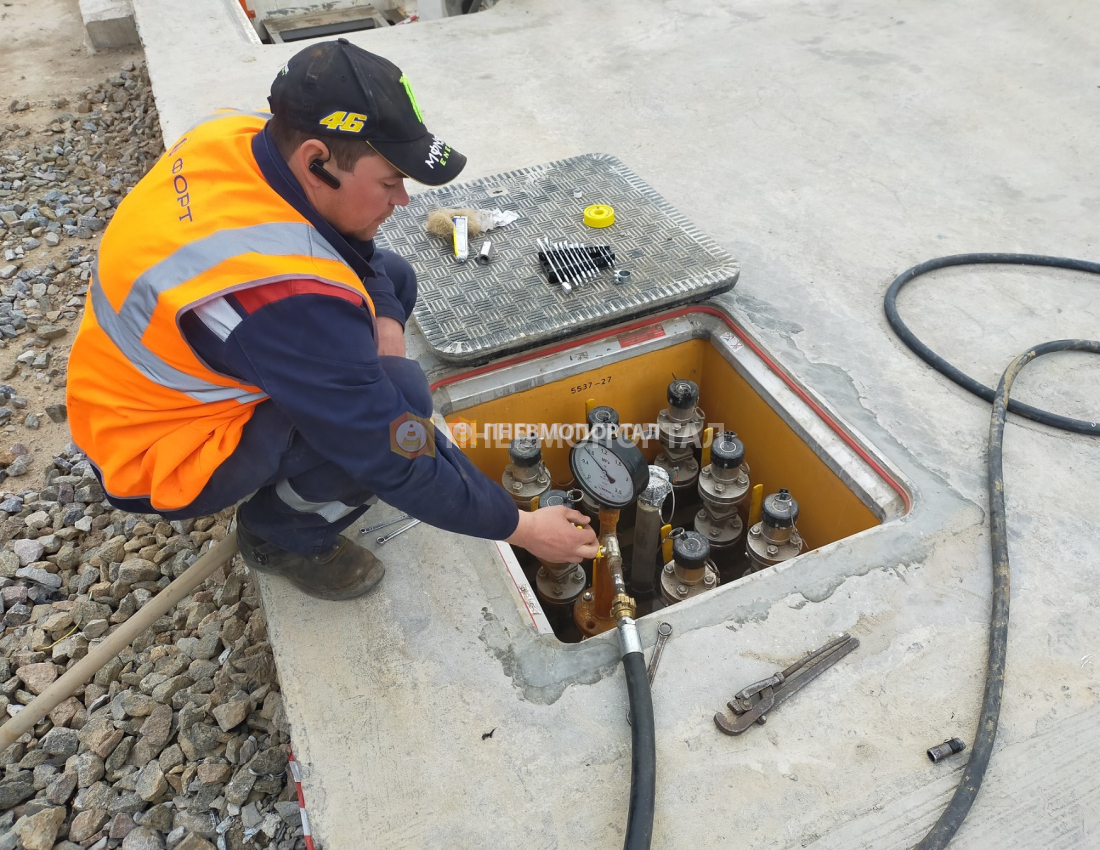 Аренда компрессора для опрессовки топливопровода в аэропорту Домодедово