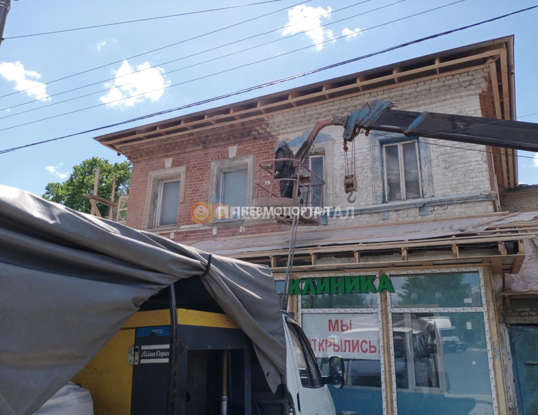 Пескоструйная обработка стен из кирпича от краски в Жилино 1, Люберецкий район