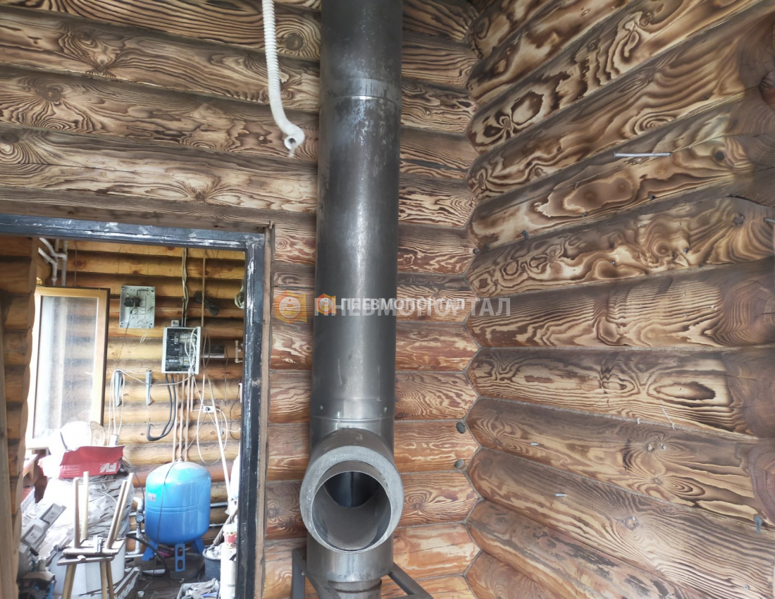 Пескоструйная очистка дома после пожара Орехово - Зуевский район, д. Авсюнино