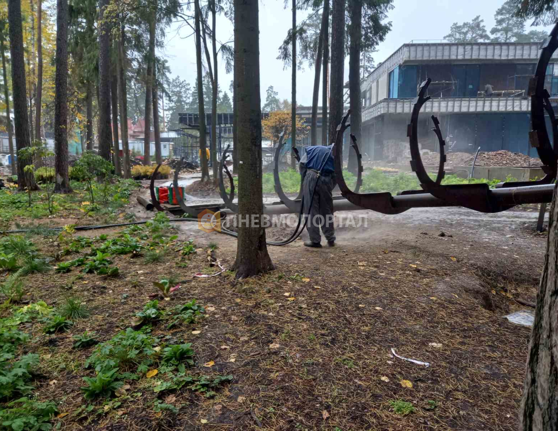 Пескоструйная обработка металлоконструкций с выездом в Одинцовский район, д. Жуковка