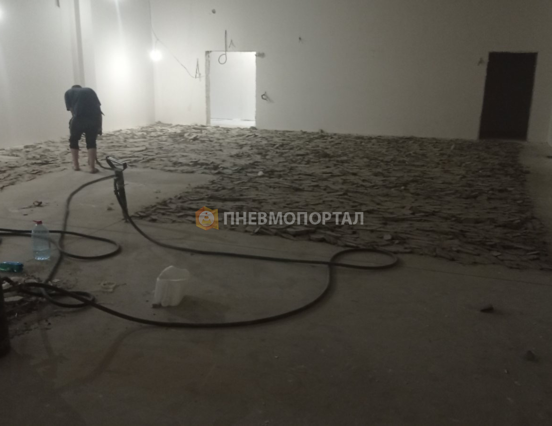 Демонтаж стяжки 60 кв.м