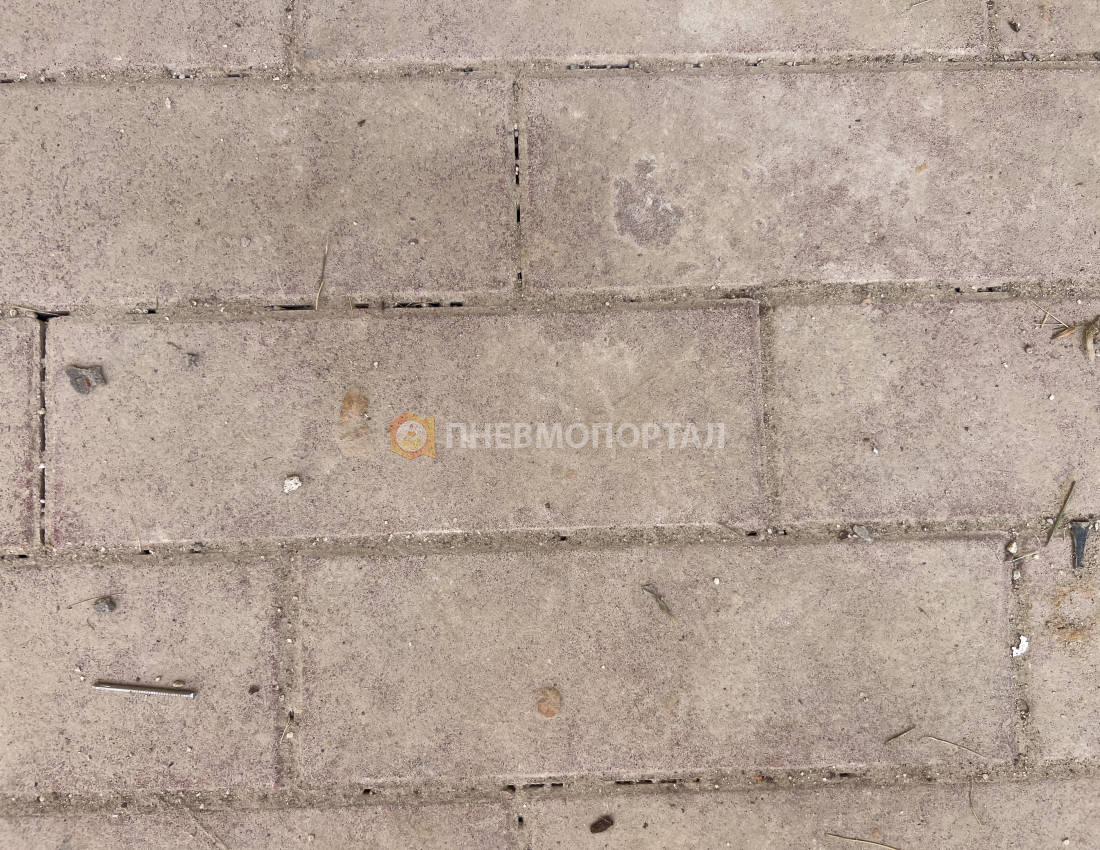 Пескоструйная обработка брусчатки от побелки и пятен краски